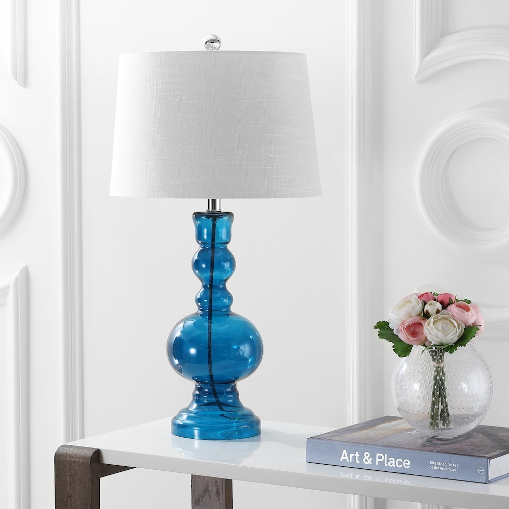 Genie Glass Led Table Lamp (Set Of 2). Picture 8