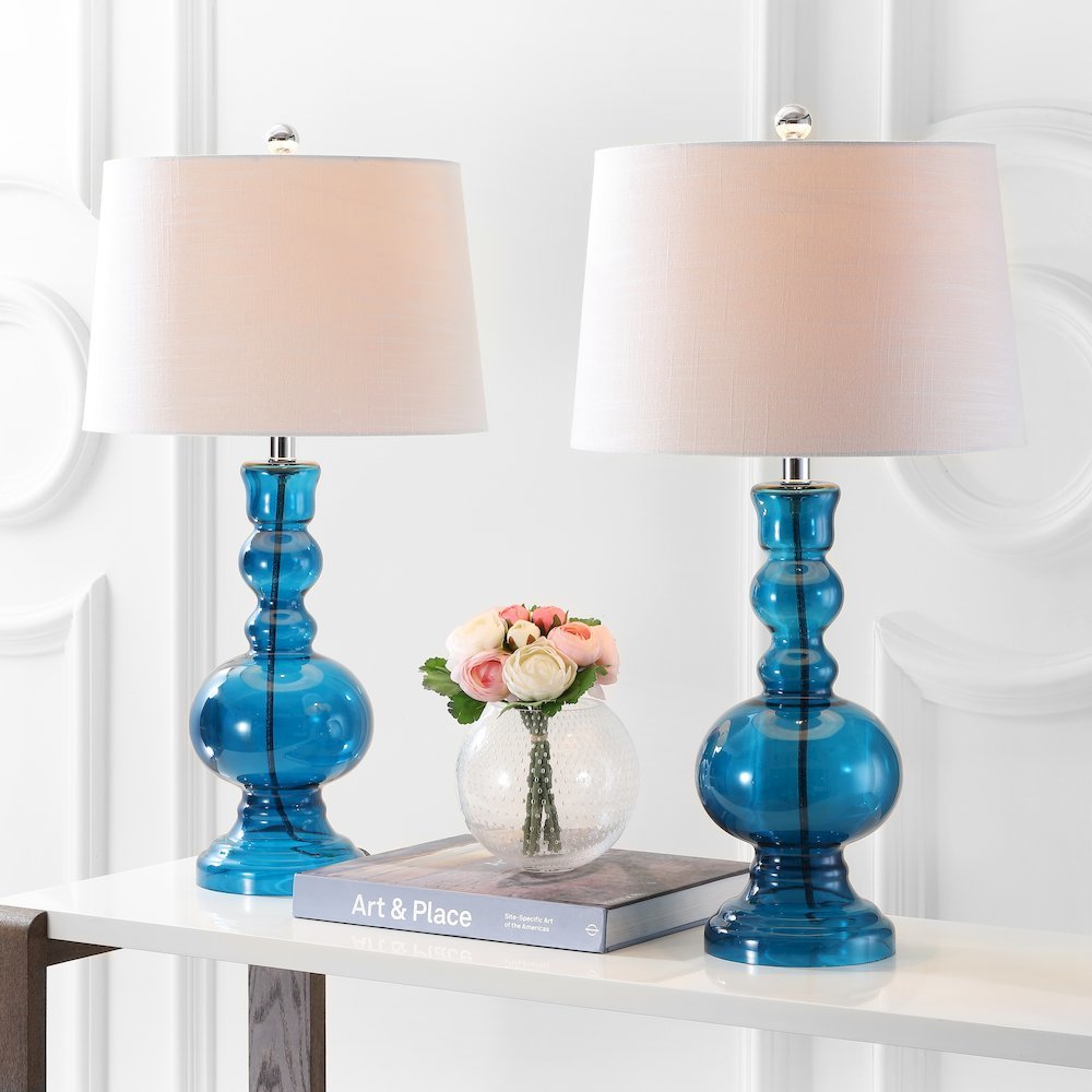 Genie Glass Led Table Lamp (Set Of 2). Picture 5