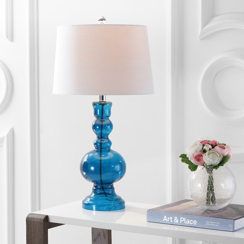 Genie Glass Led Table Lamp (Set Of 2). Picture 7