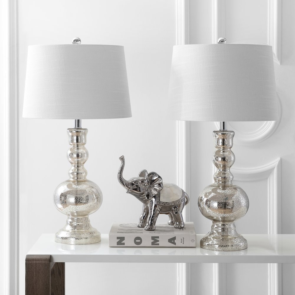 Genie Glass Led Table Lamp (Set Of 2). Picture 6