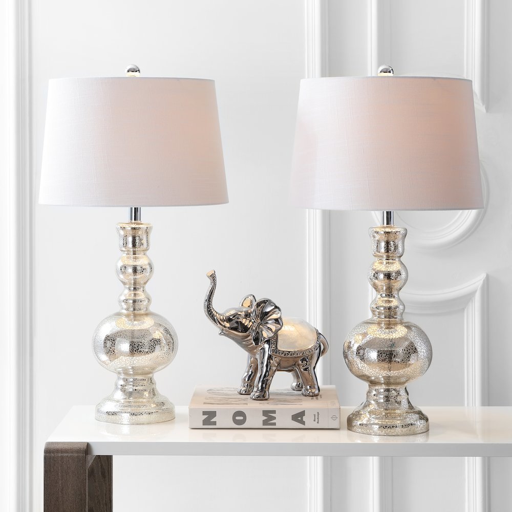 Genie Glass Led Table Lamp (Set Of 2). Picture 5