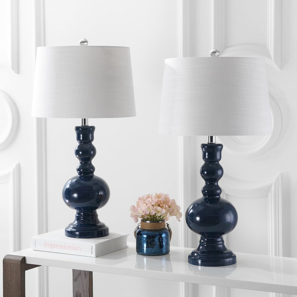 Genie Glass Led Table Lamp (Set Of 2). Picture 6
