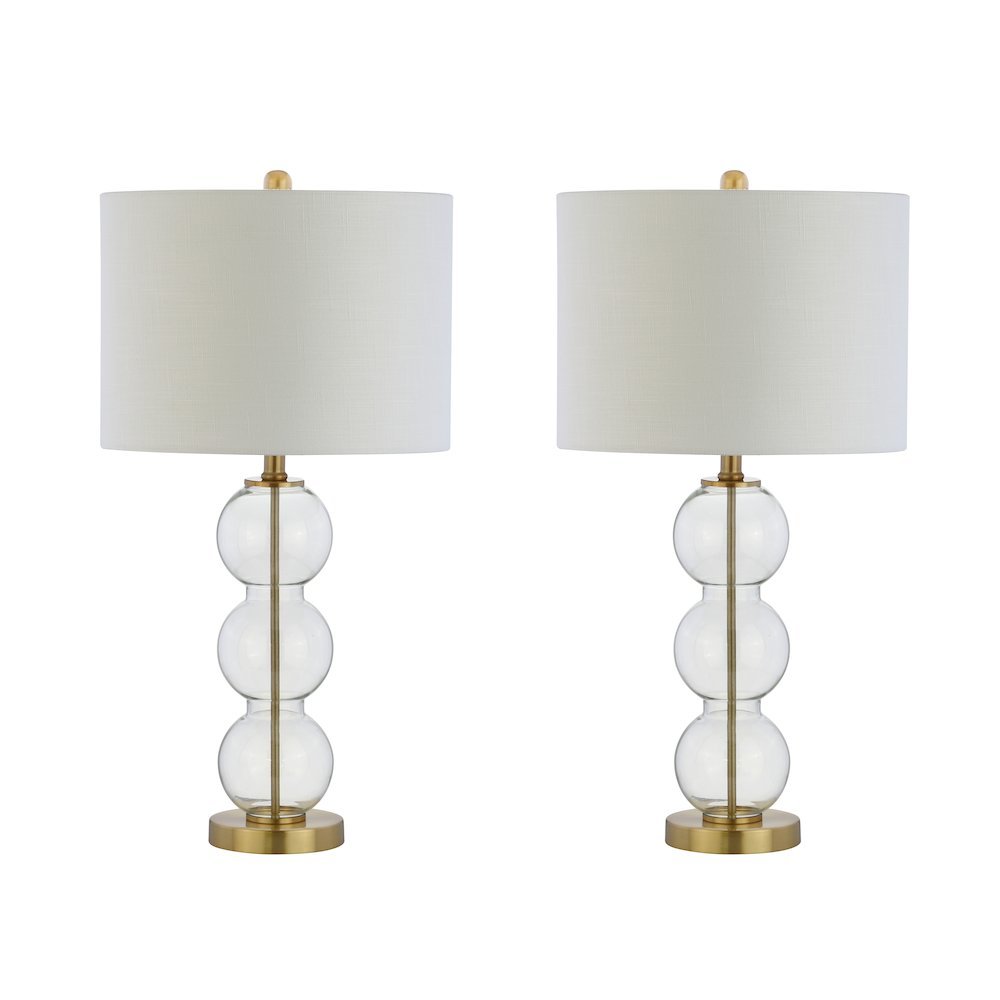 Bella Glass Triple Sphere Led Table Lamp (Set Of 2). Picture 2
