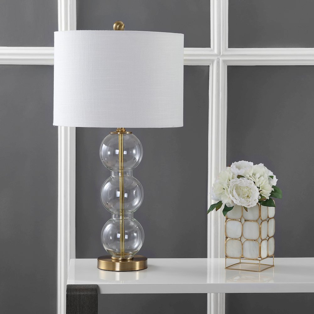 Bella Glass Triple Sphere Led Table Lamp (Set Of 2). Picture 10