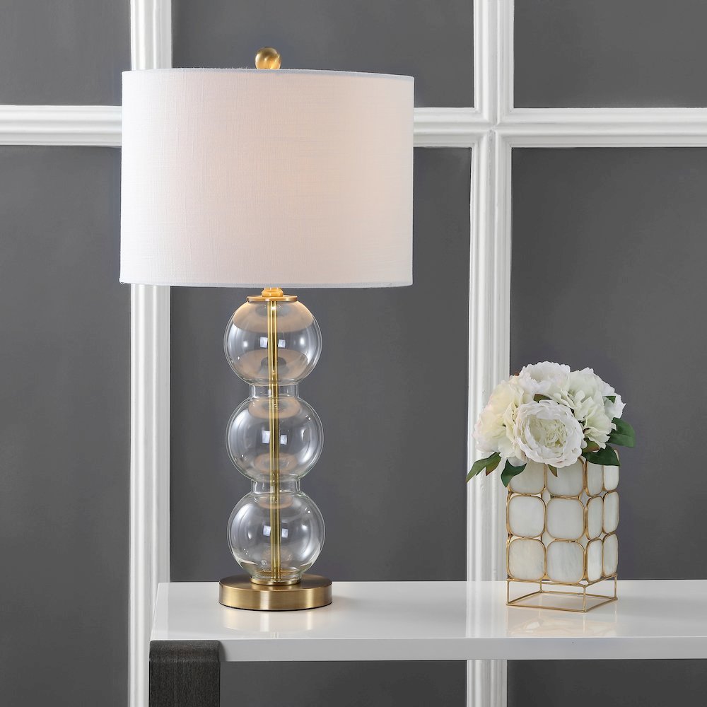 Bella Glass Triple Sphere Led Table Lamp (Set Of 2). Picture 9