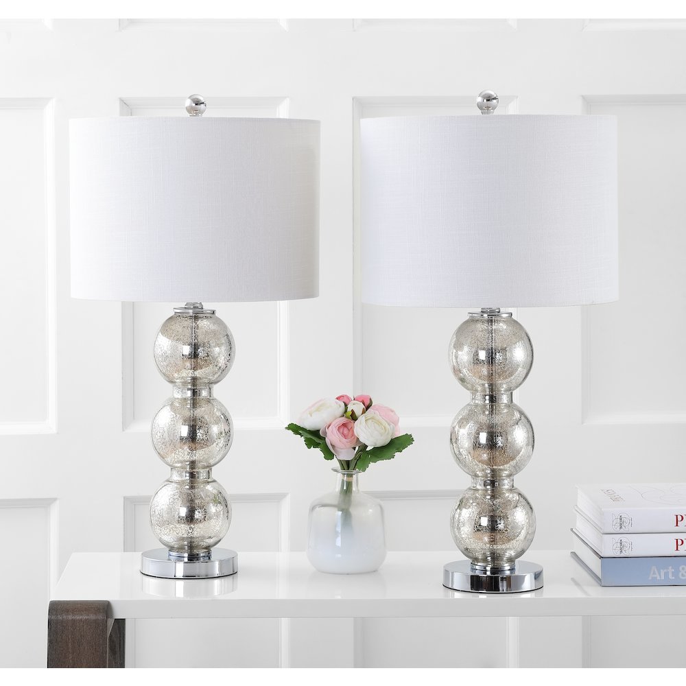 Bella Glass Triple Sphere Led Table Lamp (Set Of 2). Picture 6