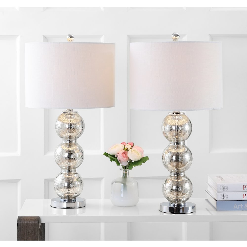 Bella Glass Triple Sphere Led Table Lamp (Set Of 2). Picture 5