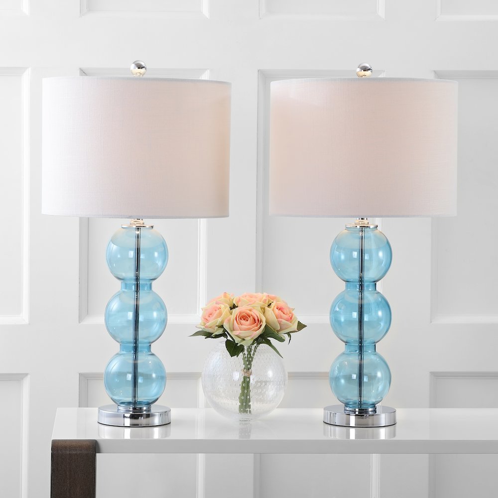 Bella Glass Triple Sphere Led Table Lamp (Set Of 2). Picture 5