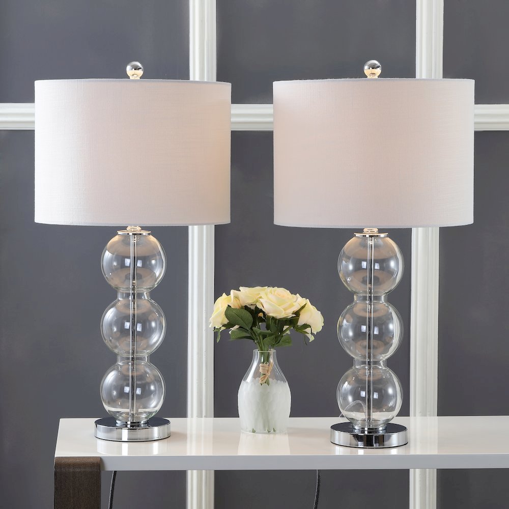 Bella Glass Triple Sphere Led Table Lamp (Set Of 2). Picture 7
