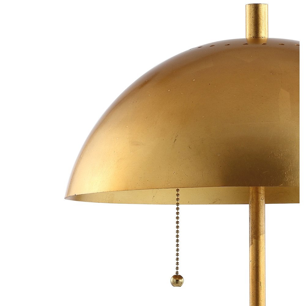 Ella Dome Metal With Marble Base Led Table Lamp. Picture 3