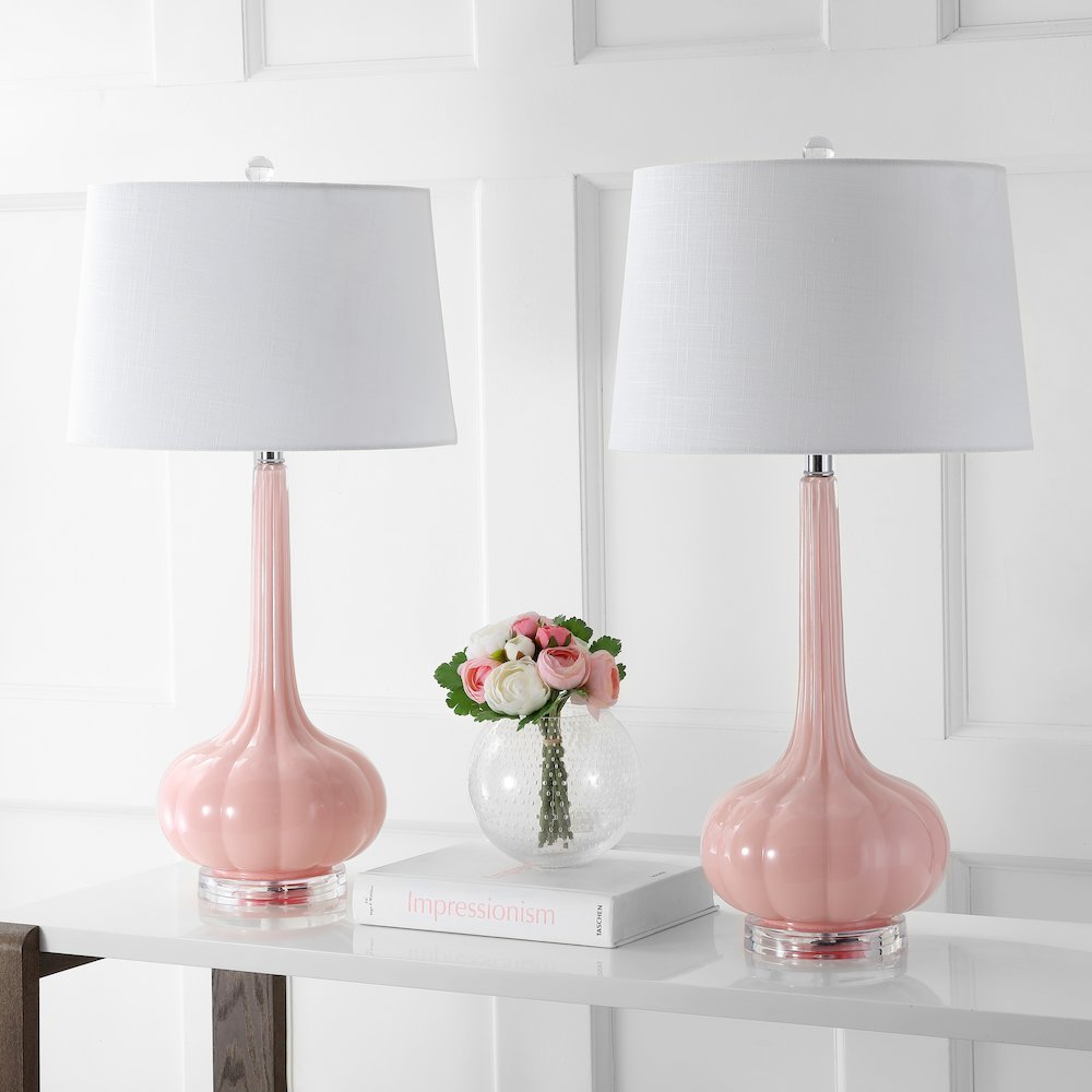 Bette Glass Teardrop Led Table Lamp (Set Of 2). Picture 6