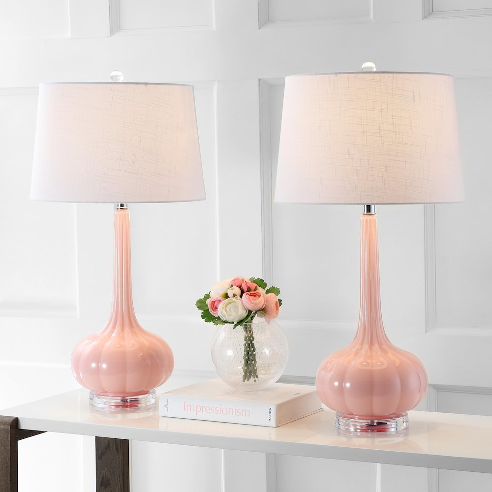 Bette Glass Teardrop Led Table Lamp (Set Of 2). Picture 5