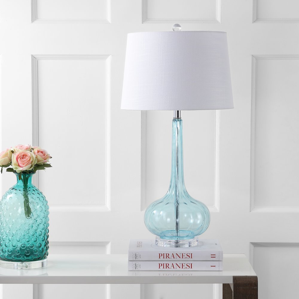 Bette Glass Teardrop Led Table Lamp (Set Of 2). Picture 8