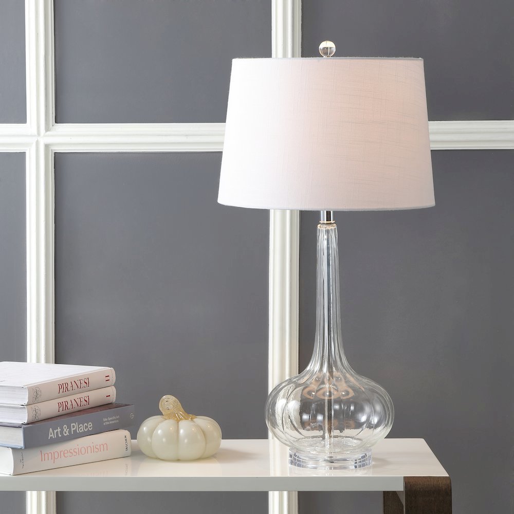 Bette Glass Teardrop Led Table Lamp (Set Of 2). Picture 9