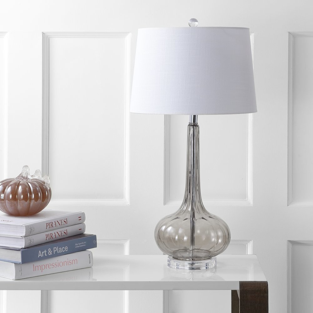 Bette Glass Teardrop Led Table Lamp (Set Of 2). Picture 8