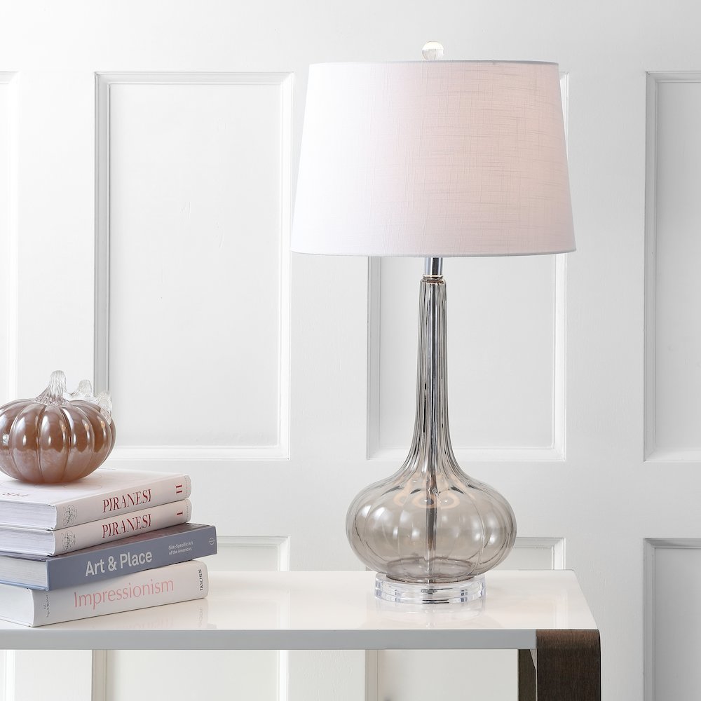 Bette Glass Teardrop Led Table Lamp (Set Of 2). Picture 7