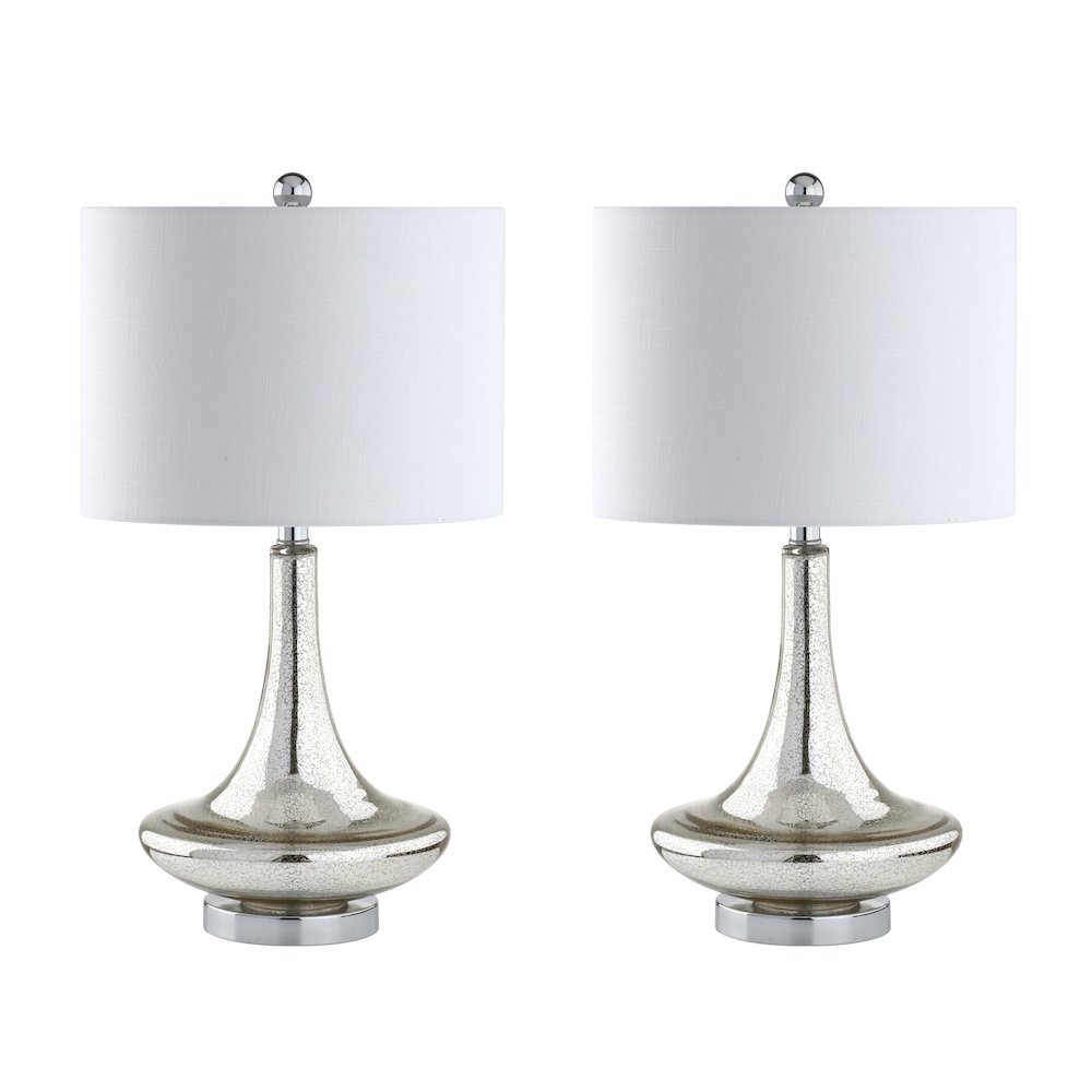 Cecile Glass Teardrop Led Table Lamp (Set Of 2). Picture 2