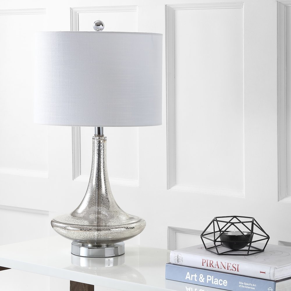 Cecile Glass Teardrop Led Table Lamp (Set Of 2). Picture 8