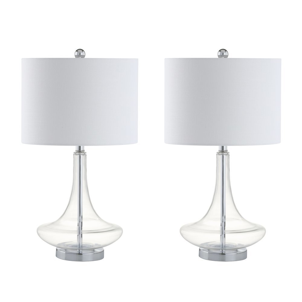 Cecile Glass Teardrop Led Table Lamp (Set Of 2). Picture 2