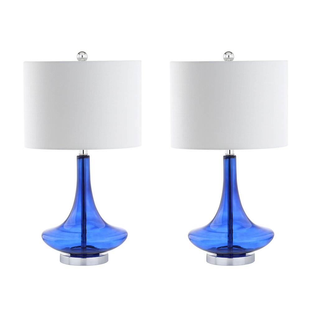 Cecile Glass Teardrop Led Table Lamp (Set Of 2). Picture 2