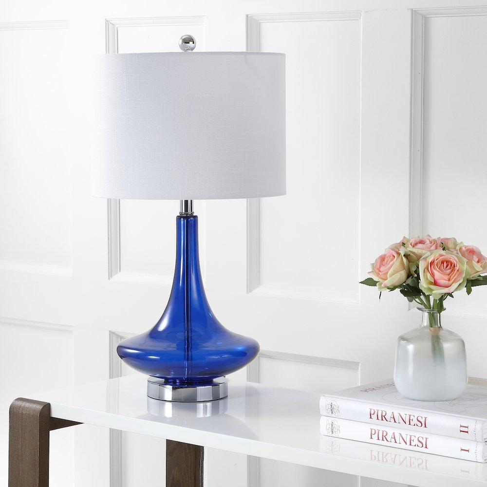 Cecile Glass Teardrop Led Table Lamp (Set Of 2). Picture 8