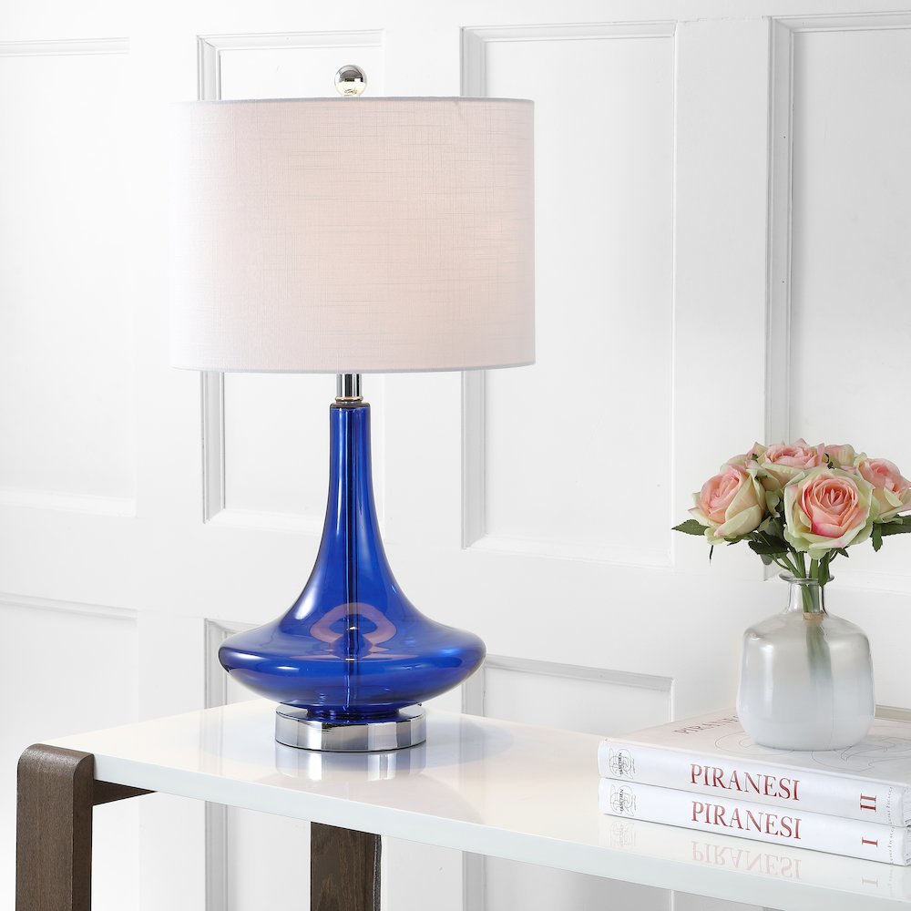 Cecile Glass Teardrop Led Table Lamp (Set Of 2). Picture 7