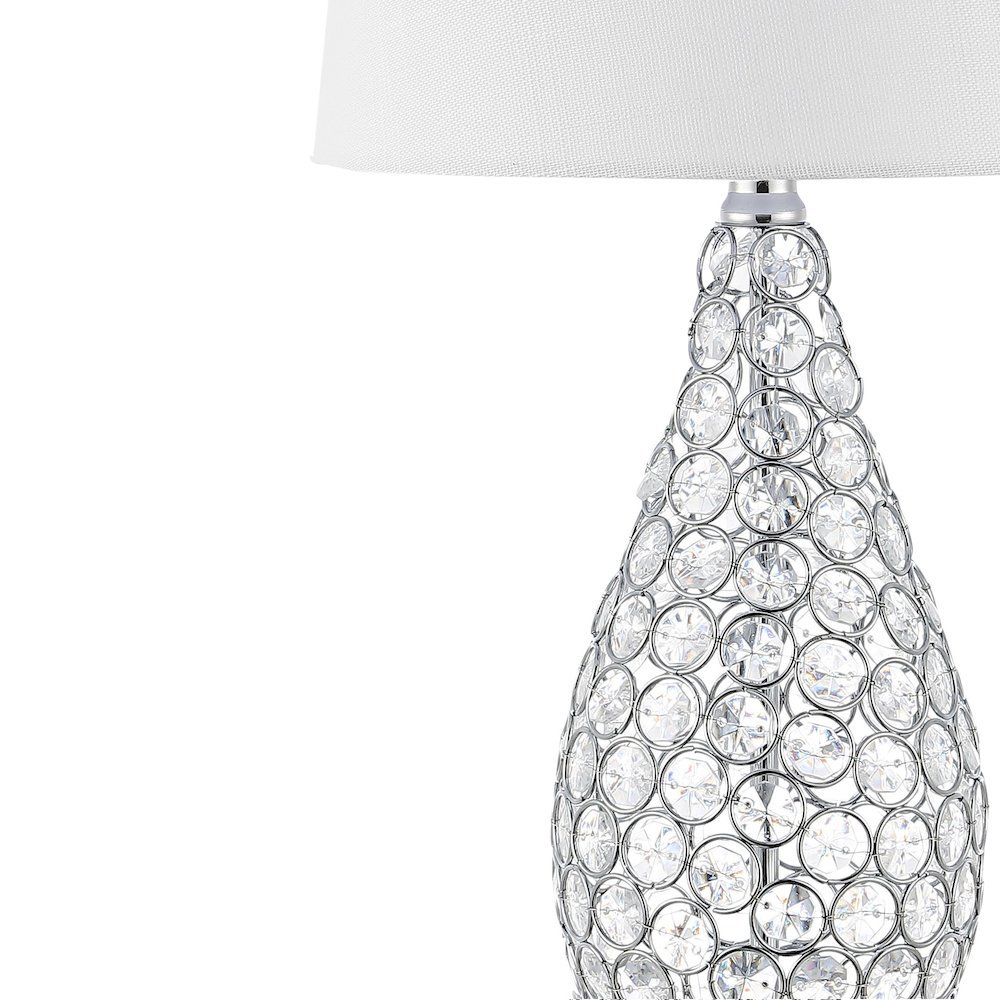 Lily Midcentury Modern Iron Led Table Lamp With Usb Charging Port (Set Of 2). Picture 2