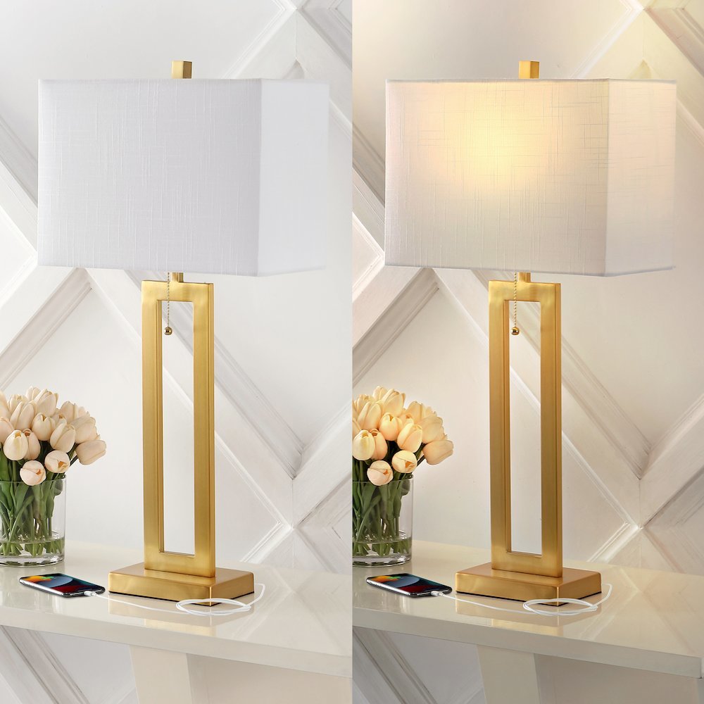 Sabrina Vintage Industrial Iron Led Table Lamp. Picture 7