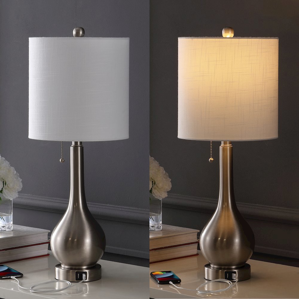 Tyler Modern Classic Gourd Iron Led Table Lamp. Picture 7