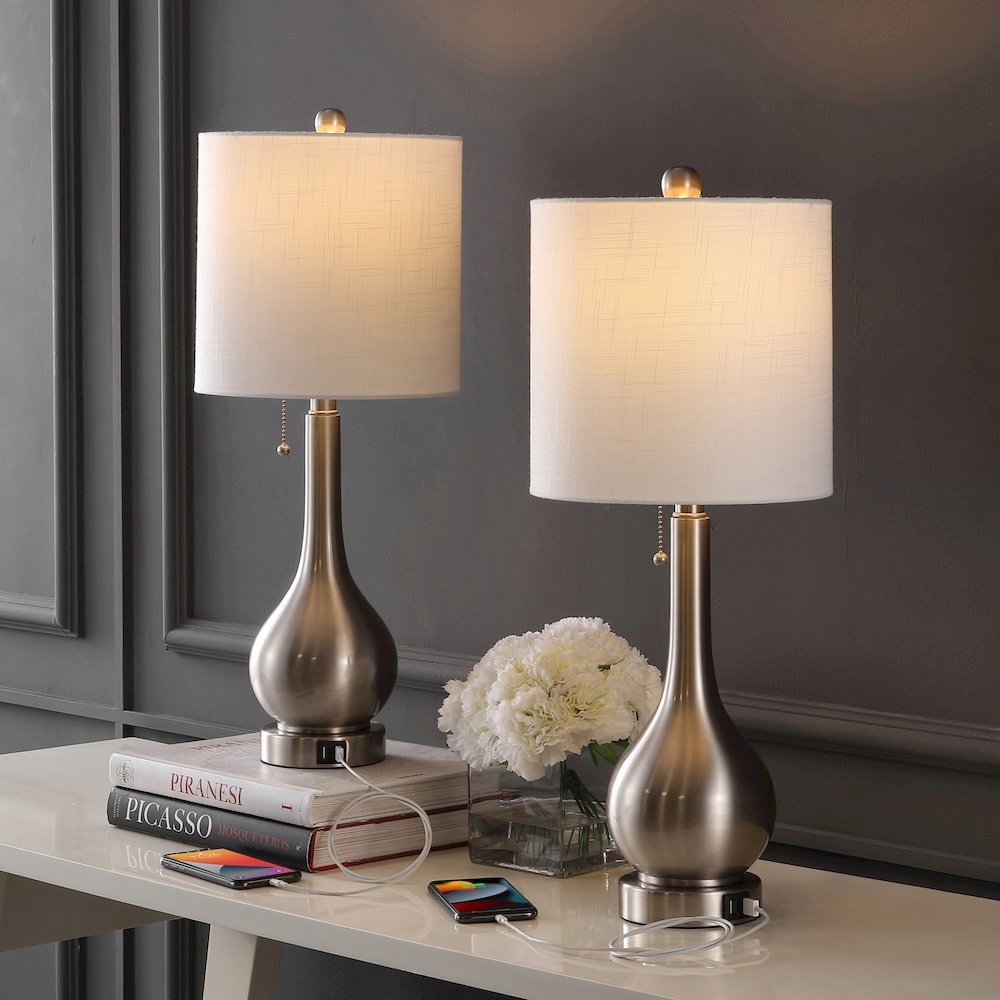 Tyler Modern Classic Gourd Iron Led Table Lamp. Picture 6