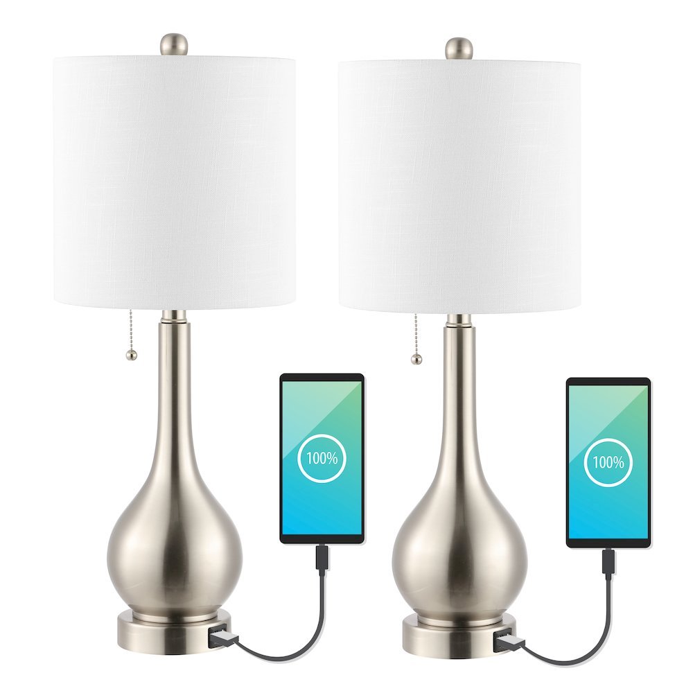 Tyler Modern Classic Gourd Iron Led Table Lamp. Picture 2