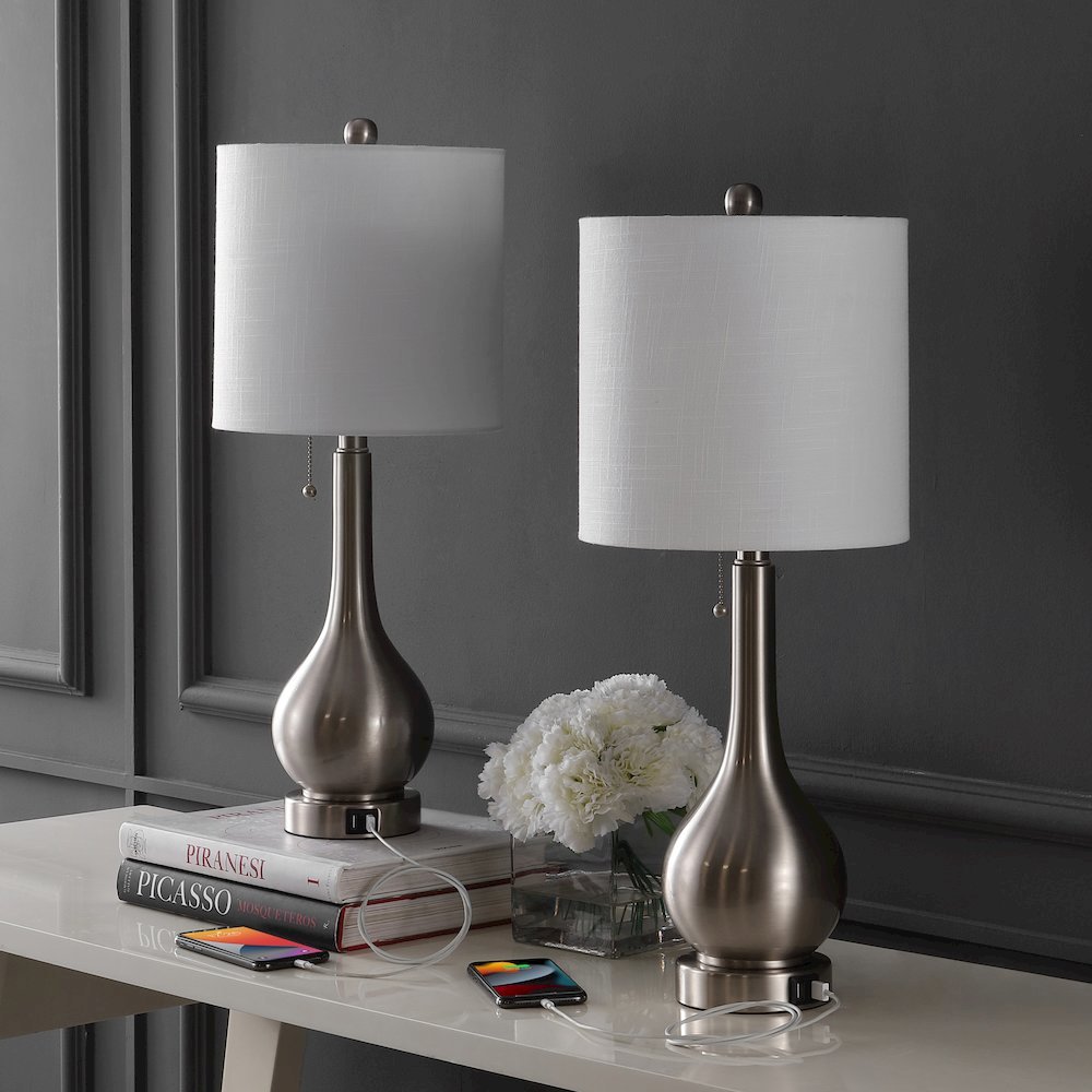 Tyler Modern Classic Gourd Iron Led Table Lamp. Picture 3