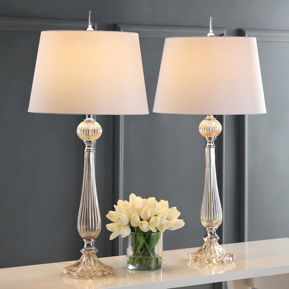 Chloe Glass Led Table Lamp (Set Of 2). Picture 5