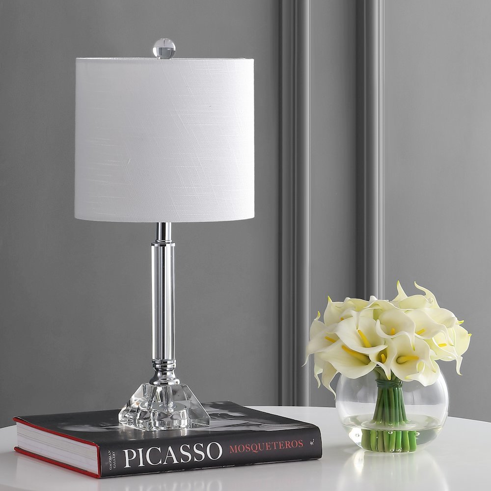 Dana Crystal Columnmetal Led Table Lamp (Set Of 2). Picture 8
