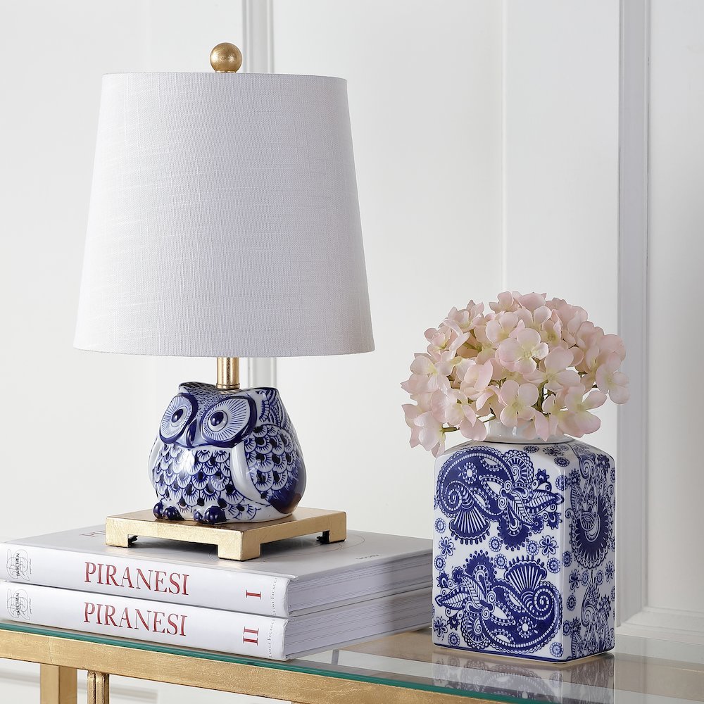 Justina Ceramic Mini Led Table Lamp. Picture 6