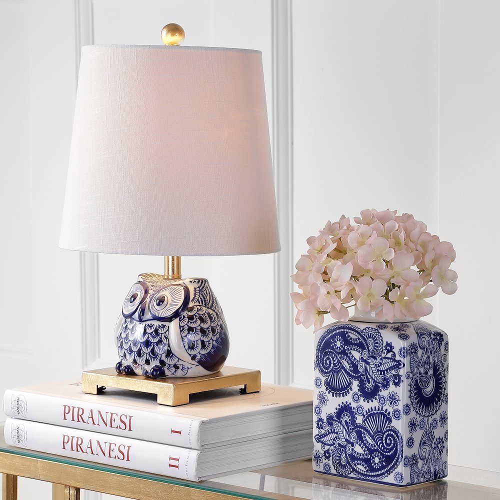 Justina Ceramic Mini Led Table Lamp. Picture 5