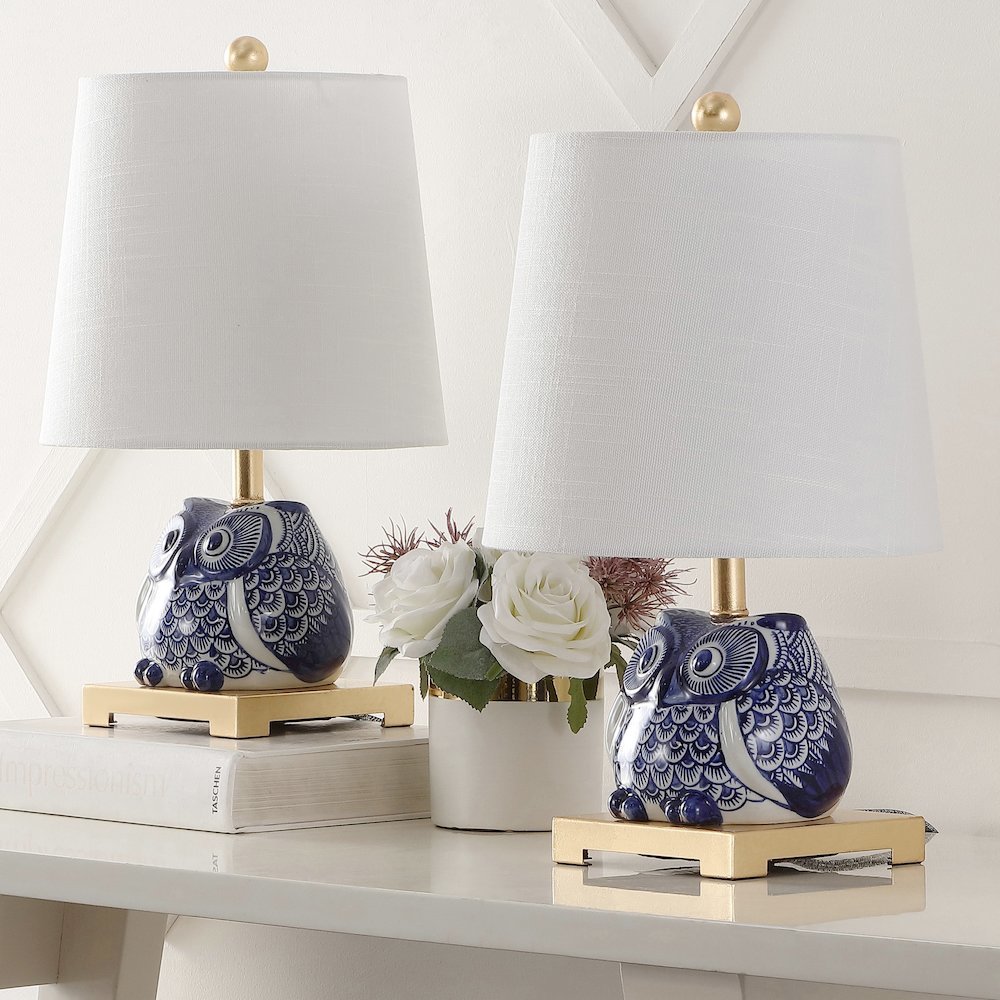 Justina Ceramic Mini Led Table Lamp (Set Of 2). Picture 4