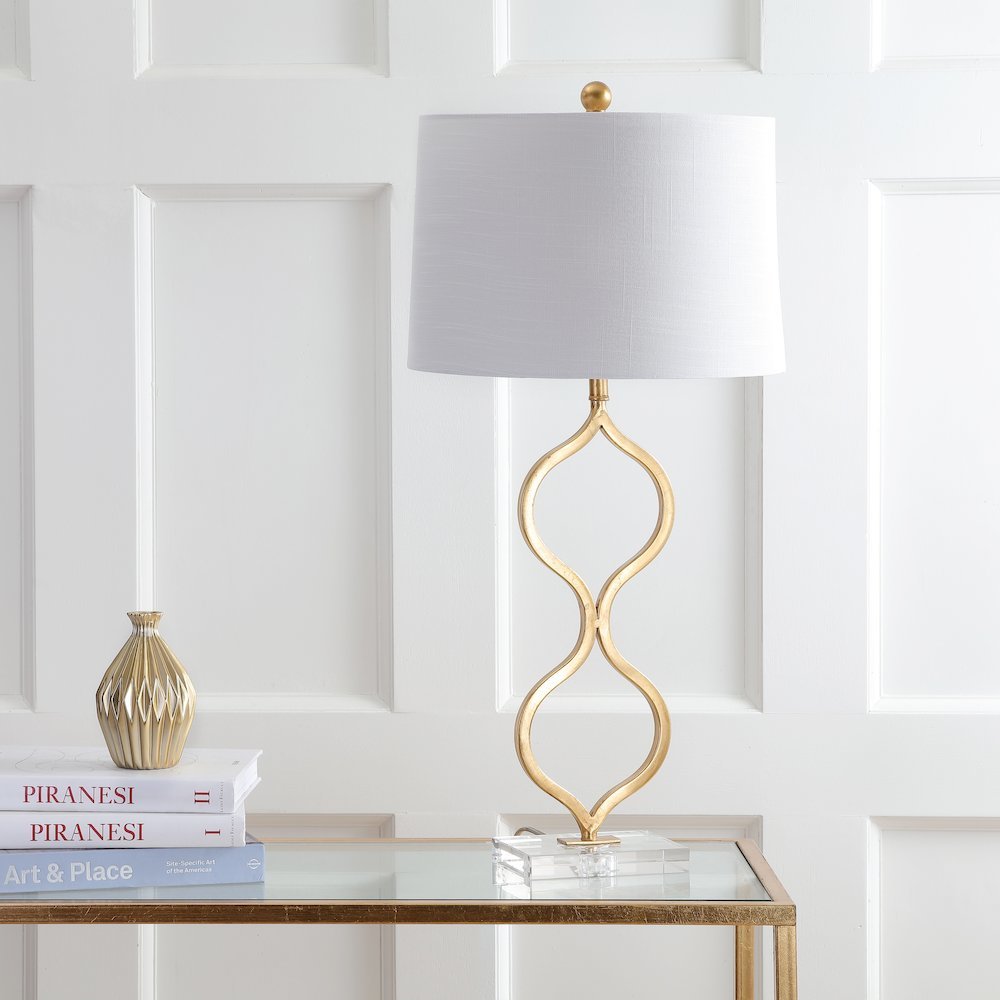 Levi Metal/Crystal Led Table Lamp. Picture 6