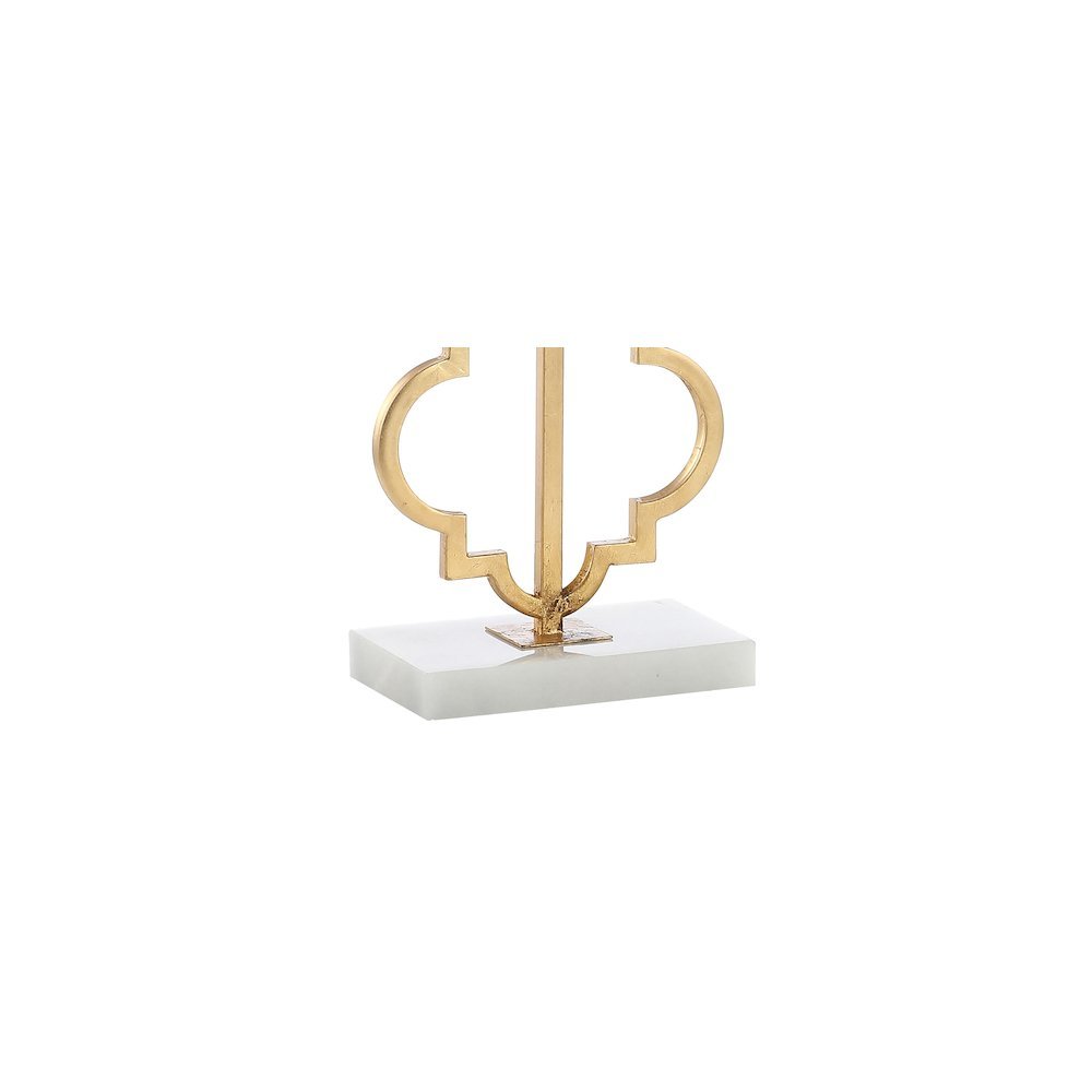 Selina Iron Ogee Trellis Modern Led Table Lamp. Picture 4