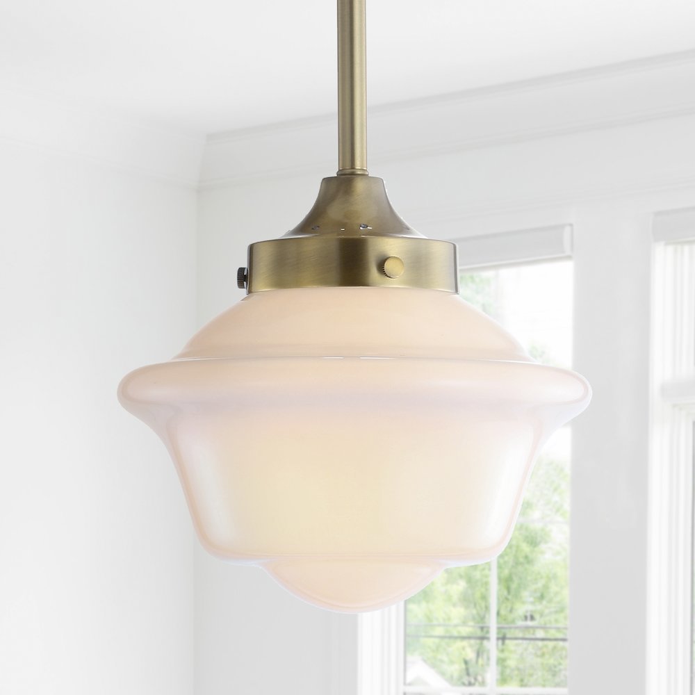 Kurtz Adjustable Drop Metal/Glass Led Pendant. Picture 12