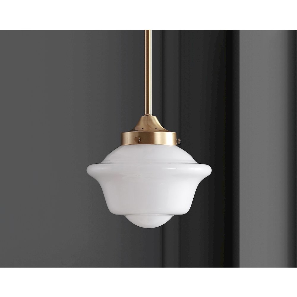 Kurtz Adjustable Drop Metal/Glass Led Pendant. Picture 7