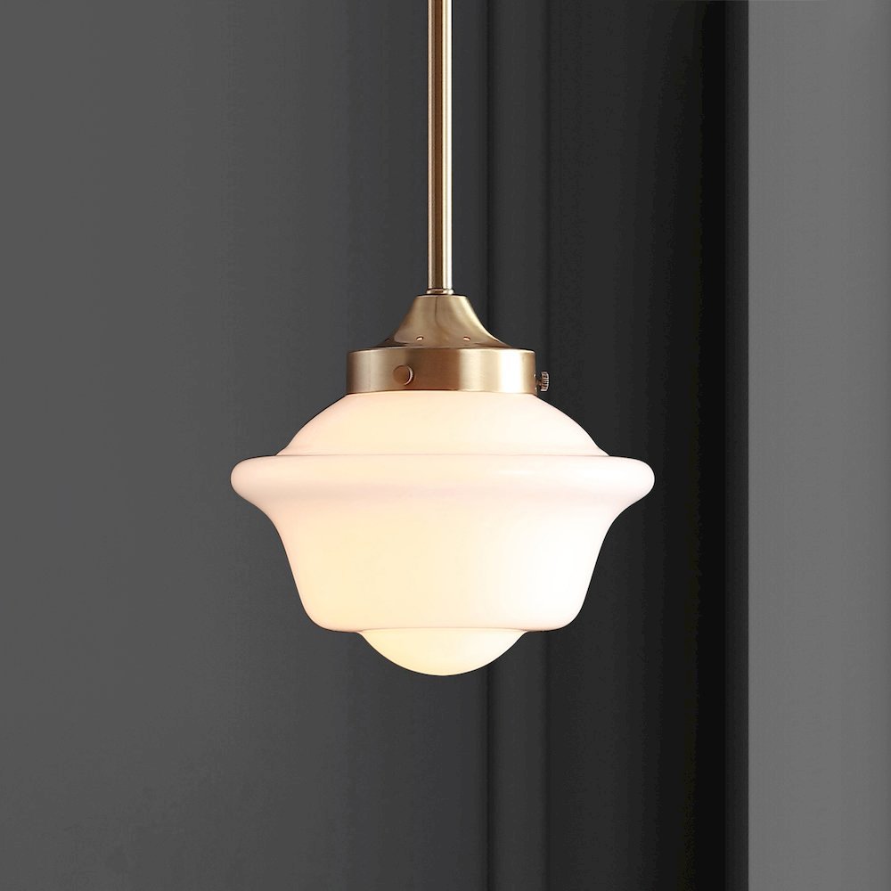 Kurtz Adjustable Drop Metal/Glass Led Pendant. Picture 6