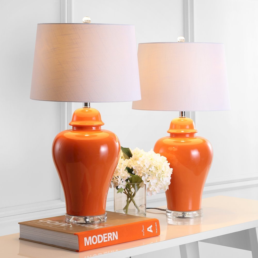 Winnie Ceramic Urn Led Table Lamp (Set Of 2). Picture 5