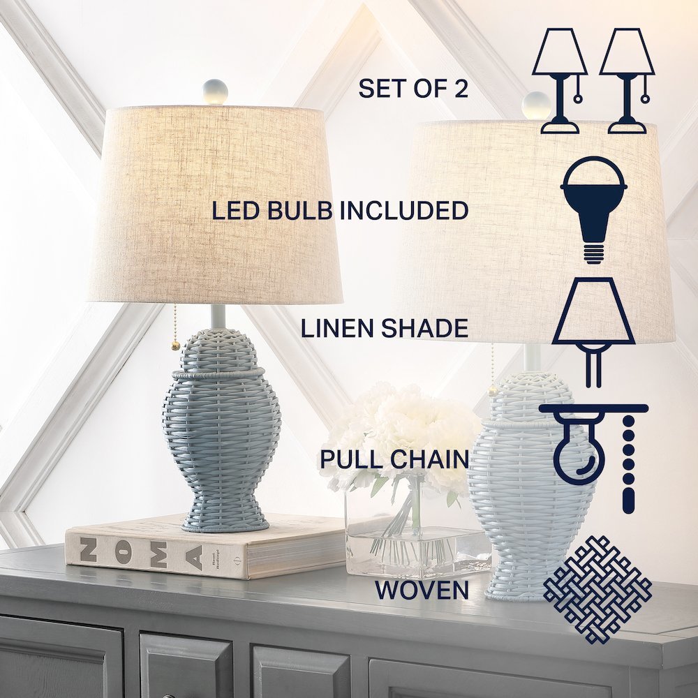 Margie Bohemian Rustic Iron Led Table Lamp. Picture 5