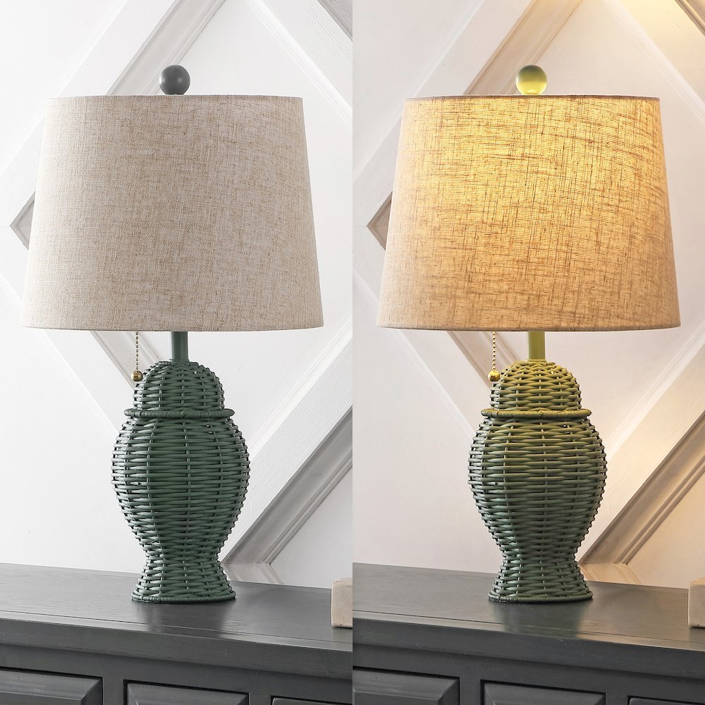 Margie Bohemian Rustic Iron Led Table Lamp. Picture 6