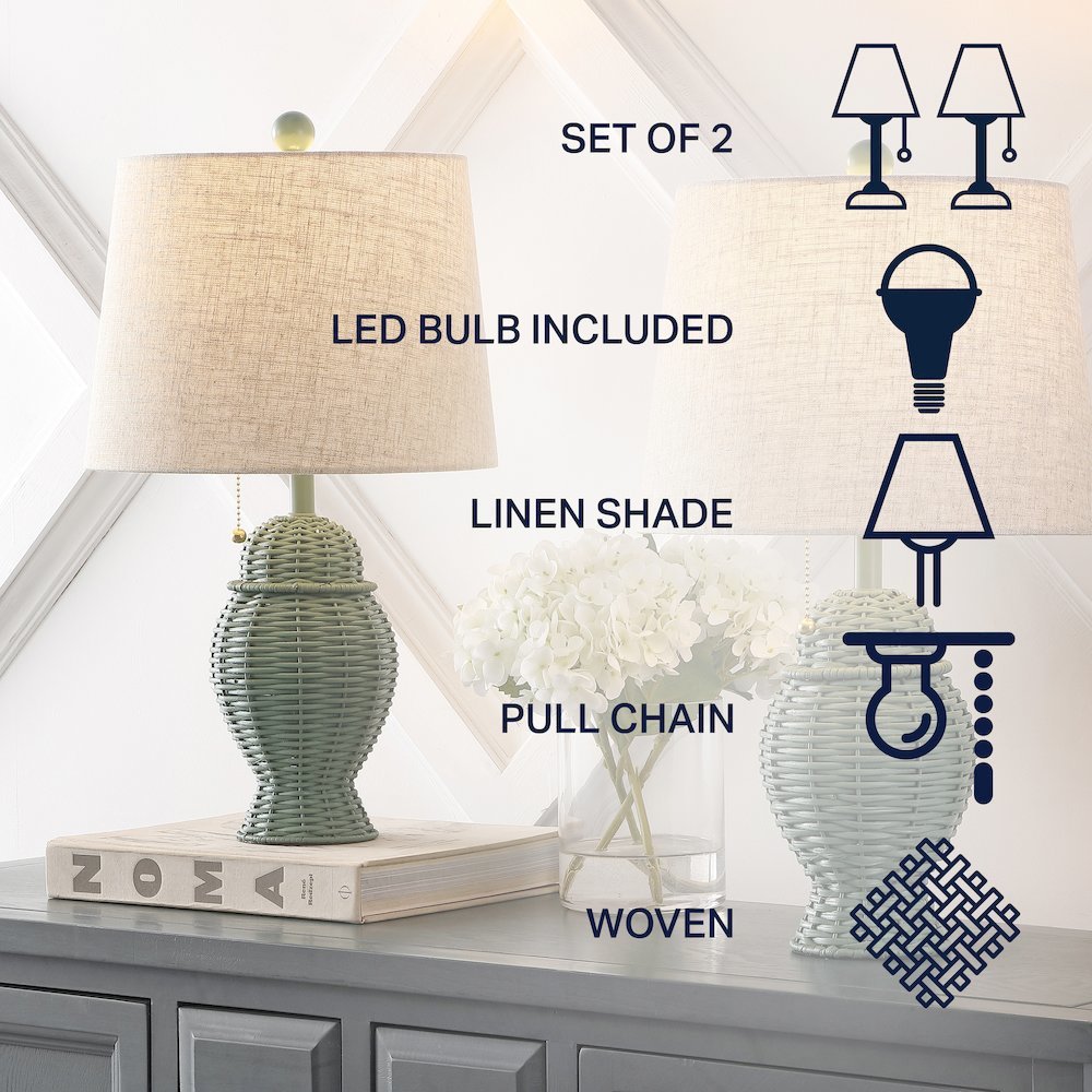 Margie Bohemian Rustic Iron Led Table Lamp. Picture 5