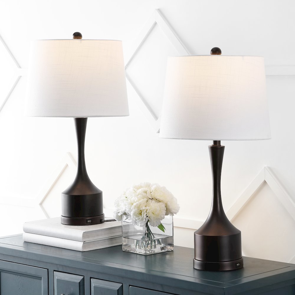 Cooper Classic French Country Iron Led Table Lamp. Picture 6