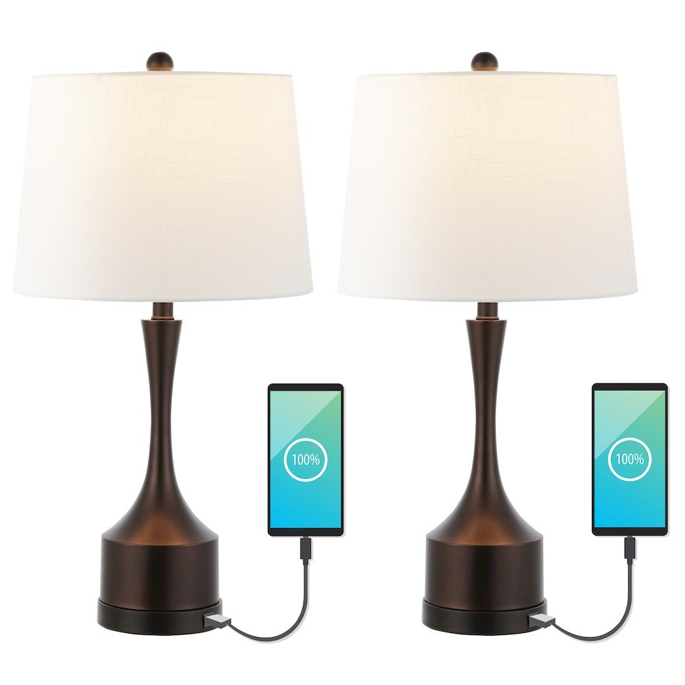 Cooper Classic French Country Iron Led Table Lamp. Picture 5