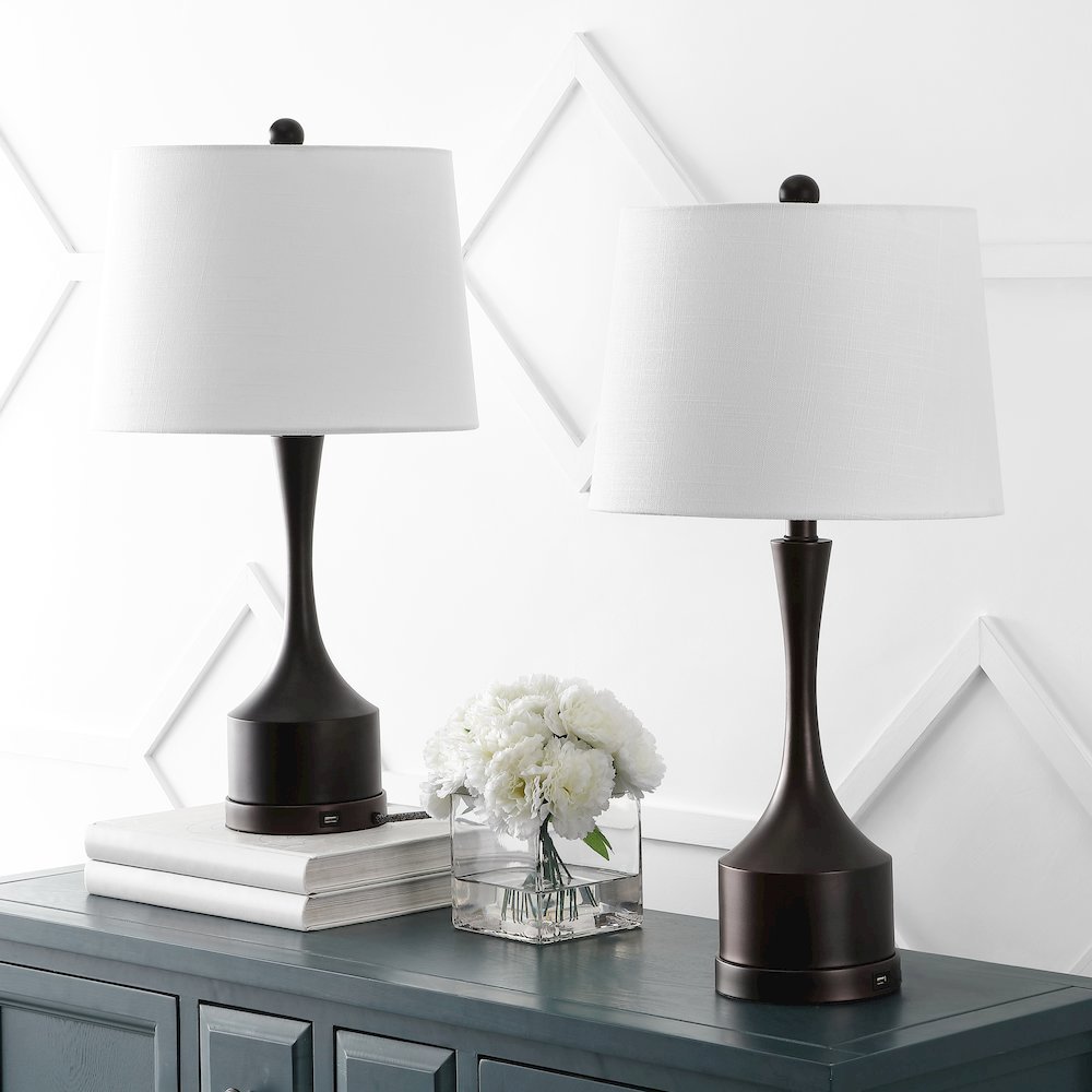 Cooper Classic French Country Iron Led Table Lamp. Picture 4