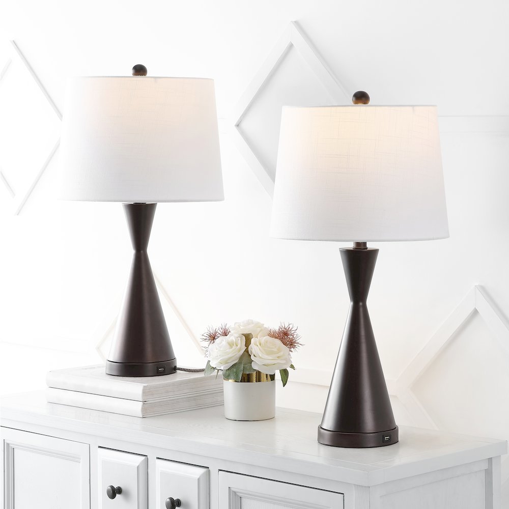 Colton Classic French Country Iron Led Table Lamp. Picture 6